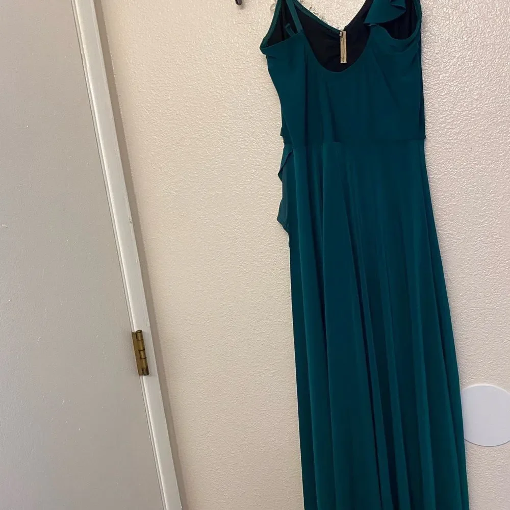 WEISSMAN Dance costume maxi dress lyrical Emerald green I Found You 11001 SA